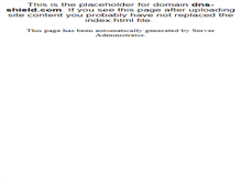 Tablet Screenshot of dns-shield.com
